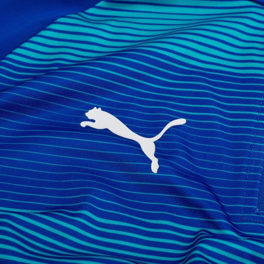 Marseille Training Shirt 1/4 Zip - Royal Sapphire/Team Aqua - Men's-SoccerKits Hub | Buy Soccer Jerseys Online